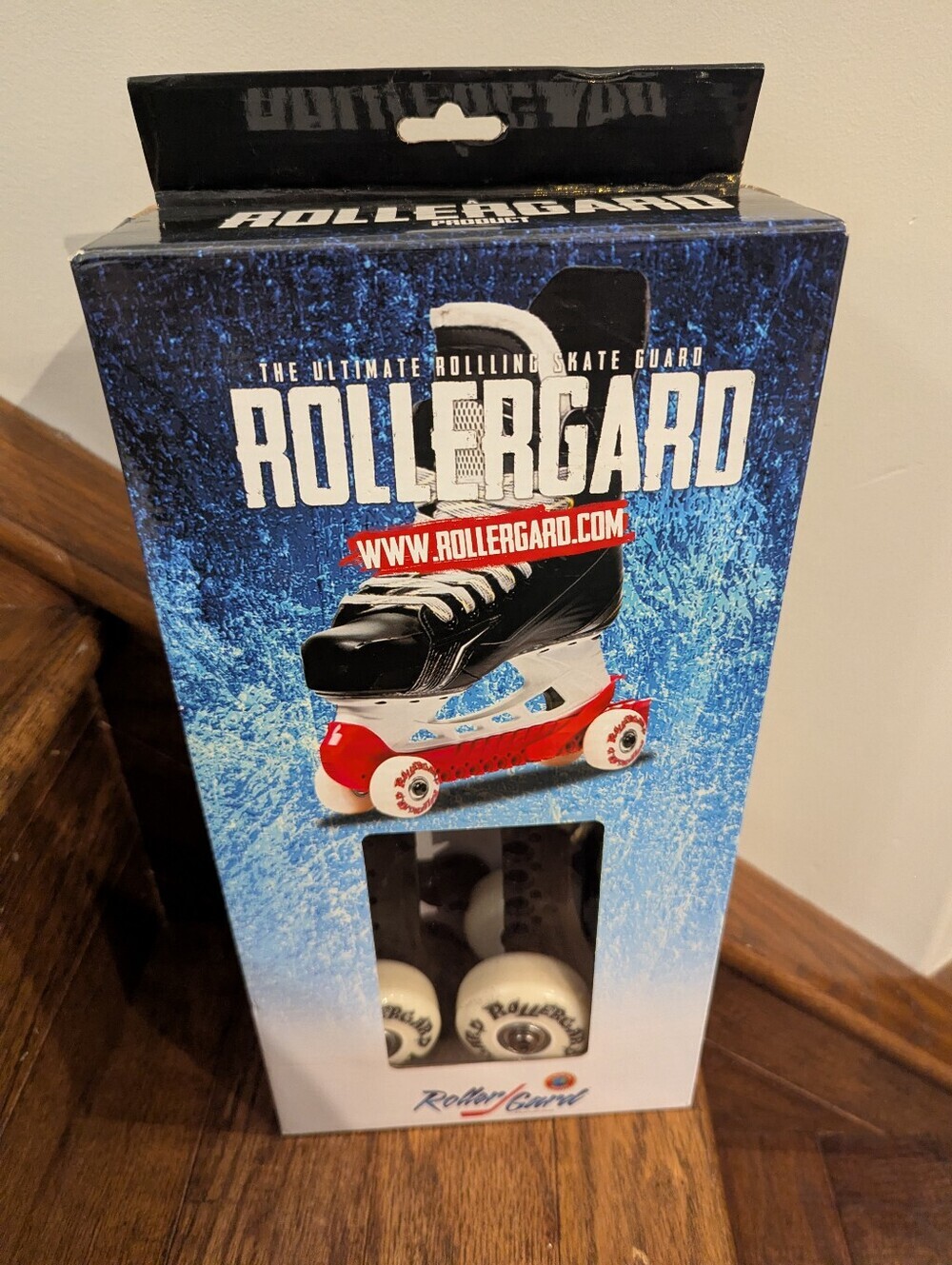 New Rollergard Hockey Skate Guards With Wheels Black Full Length 13.5" - Picture 13 of 14
